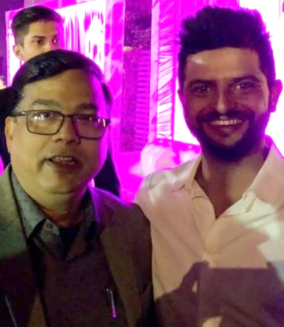 Tarun Mishra And Suresh Raina