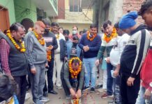 पार्षद अरविंद चौधरी ने क्षेत्रवासियों को दी 77 लाख की सौगात