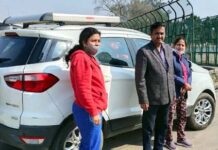 लूट के बाद बदमाशों से भिड़े कारोबारी, बाल-बाल बची जान