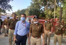 मतगणना स्थल के भीतर और बाहर रहे कड़े सुरक्षा इंतजाम