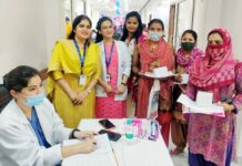 ले क्रेस्ट हॉस्पिटल ने अंतरराष्ट्रीय महिला दिवस पर लगाया चिकित्सा शिविर