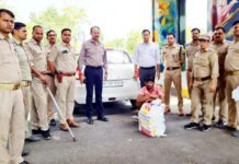 दिल्ली से सस्ते दामों में स्विफ्ट कार में कर रहा था शराब की तस्करी, गिरफ्तार