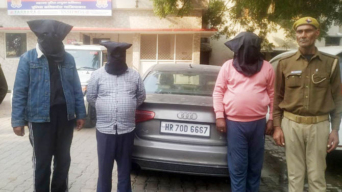 busniessman-stole-himself-car