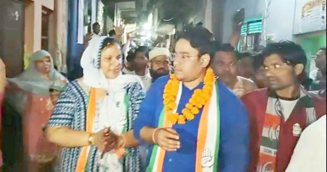 Congress candidate Pushpa Rawat