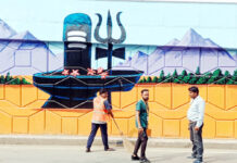 शिव भक्तों के लिए नगर आयुक्त ने पेटिंग से सजाएं कांवड़ मार्ग