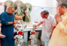 शिप्रा अजूर टावर श्री राम जानकी मंदिर में श्री कृष्ण जन्माष्टमी की धूम