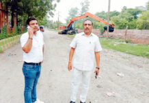 पार्षद कुसुम मनोज गोयल के प्रयासों से वैशाली के मुख्य नाले की सफाई का कार्य शुरु