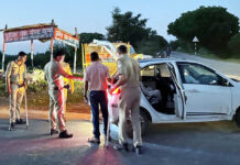 बाहरी राज्यों की शराब तस्करी रोकने को झुप्पा बॉर्डर पर आबकारी विभाग ने डाला डेरा