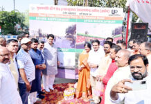 कैबिनेट मंत्री ने किया सीएम ग्रिड योजना की सड़कों का भूमिपूजन