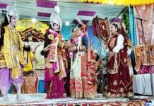रामलीला में राम विवाह, दशरथ केकई संवाद एवं राम वन गमन का मंचन