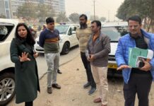 एसीईओ प्रेरणा सिंह ने चारमूर्ति और एक मूर्ति चौक का लिया जायजा