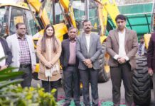 2 साल बाद जीडीए को मिली नई 4 जेसीबी मशीन, उपाध्यक्ष ने किया विधिवत पूजन