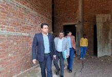 निर्माणाधीन ITMC कंट्रोल कमांड सेंटर बिल्डिंग का नगर आयुक्त ने लिया जायजा