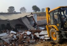 नवीपुर-सुल्तानपुर में 70 हजार वर्ग मीटर में 3 अवैध कॉलोनी को जीडीए ने किया ध्वस्त
