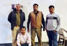 पंजाब व यूपी शराब की तस्करी कर रहे दो तस्करों को आबकारी विभाग की टीम ने दबोचा