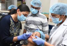 आईटीएस डेंटल कॉलेज में तीसरे एडवांस फेशियल एस्थेटिक्स कोर्स के पांचवें मॉड्यूल का आयोजन