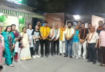 वैशाली नील पदम कुंज वेलफेयर एसोसिएशन की नव निर्वाचित टीम का पार्षद ने किया स्वागत