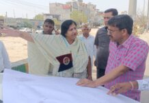 पटेलमार्ग पर बनेगी कॉमर्शियल मार्केट, तिगरी गोल चक्कर का होगा सौंदर्यीकरण: सुनीता दयाल