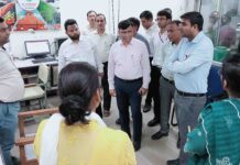 जिलाधिकारी दीपक मीणा ने किया कलेक्ट्रेट का औचक निरीक्षण
