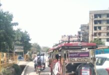 शाहबेरी में सड़क चौड़ीकरण का कार्य पूरा, वाहनों की आवाजाही शुरू