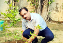 ग्रेनो प्राधिकरण के अफसरों ने पौधे लगाकर पर्यावरण बचाने का दिया संदेश