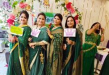 आईआरएस सोसायटी में हरियाली से सजी तीज, उमंगों से भरी जिंदगी