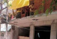शालीमार गार्डन में अवैध निर्माण पर चला जीडीए का बुलडोजर