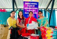 इनर व्हील क्लब, नवीन ग्रेटर नोएडा ने दिखाई संवेदनशीलता