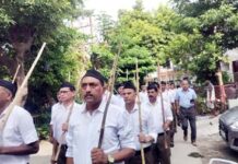वैैशाली में संघ का शताब्दी वर्ष उत्सव: भव्य पथ संचलन ने जगाई राष्ट्रीय गौरव की भावना