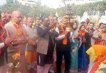 वैशाली सेक्टर-1 में विराट हिन्दू सम्मेलन, संघ के शताब्दी वर्ष पर एकता और स्वाभिमान का संदेश