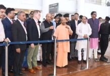 मुख्यमंत्री योगी आदित्यनाथ ने नोएडा एयरपोर्ट के लोकार्पण कार्यक्रम की तैयारियों का लिया जायजा
