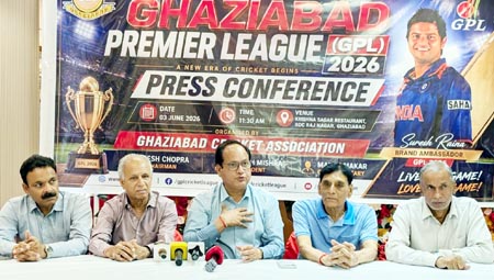 गाजियाबाद के क्रिकेट इतिहास का सबसे बड़ा महाकुंभ: 200 देशों में गूंजेगा जीपीएल का रोमांच गाजियाबाद के क्रिकेट इतिहास का सबसे बड़ा महाकुंभ: 200 देशों में गूंजेगा जीपीएल का रोमांच