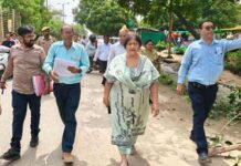 100 फुटा ग्रीन बेल्ट पर चला महापौर का बुलडोजर, कब्जेदारों में मचा हड़कंप